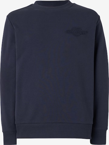 GANTSweater majica - plava boja: prednji dio