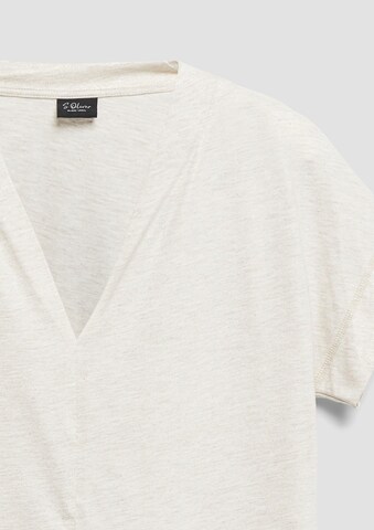 T-shirt s.Oliver BLACK LABEL en beige