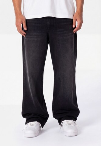 Colucci Loosefit Jeans 'Daro' in Zwart: voorkant