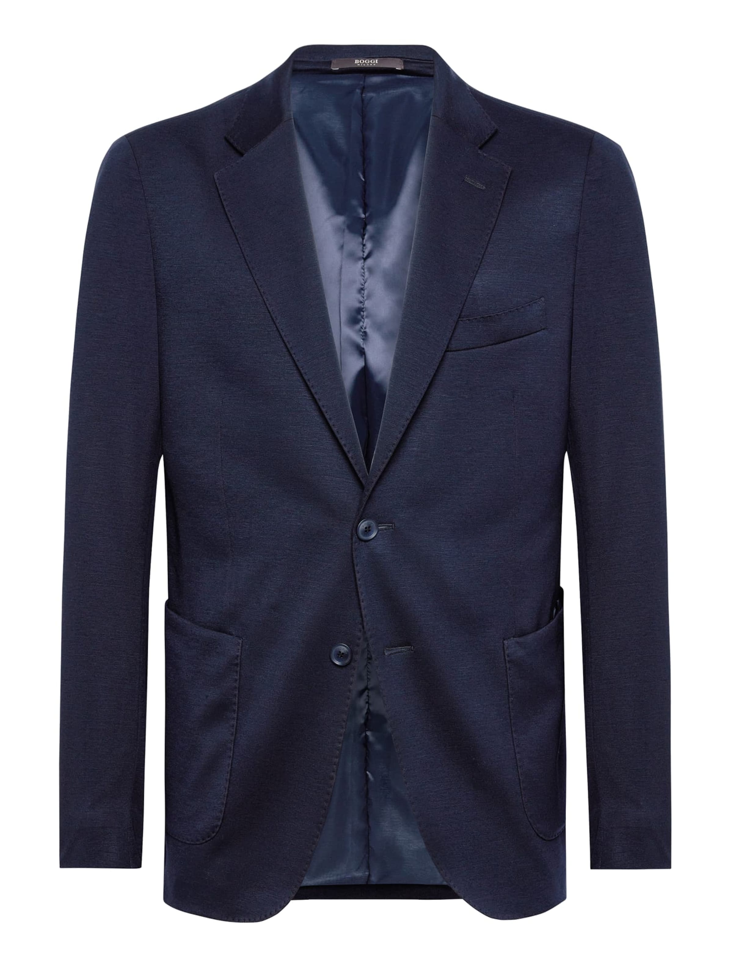 Boggi Milano Regular fit Business blazer in Blue: front