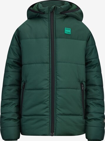 Veste d’hiver 'Pim' Retour Jeans en vert : devant