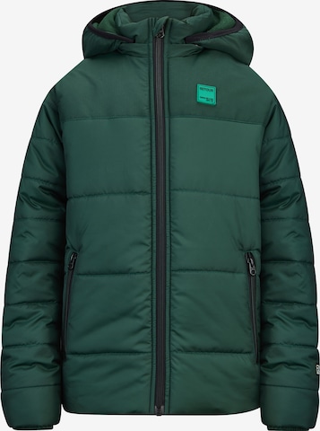 Veste d’hiver 'Pim' Retour Jeans en vert : devant