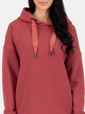 Alife and Kickin - Sweatshirt 'JessicaAK' em vermelho