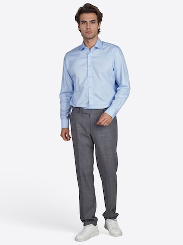 PIERRE CARDIN Regular Fit Hemd in Blau