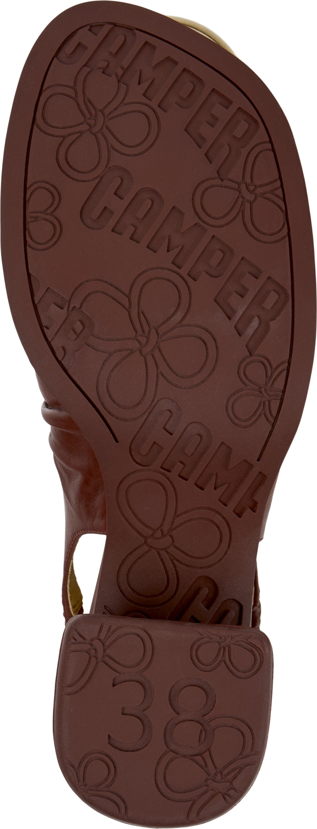 Escarpins à bride arrière 'Kora' CAMPER en rouge