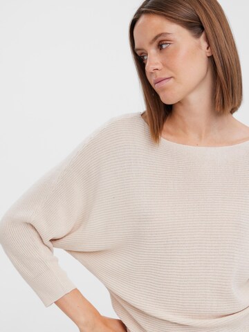 VERO MODA Pullover 'NEW LEXSUN' in Beige