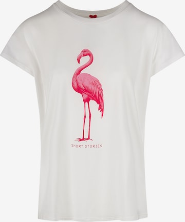 Sanetta Schlafshirt in Weiß: Vorderseite
