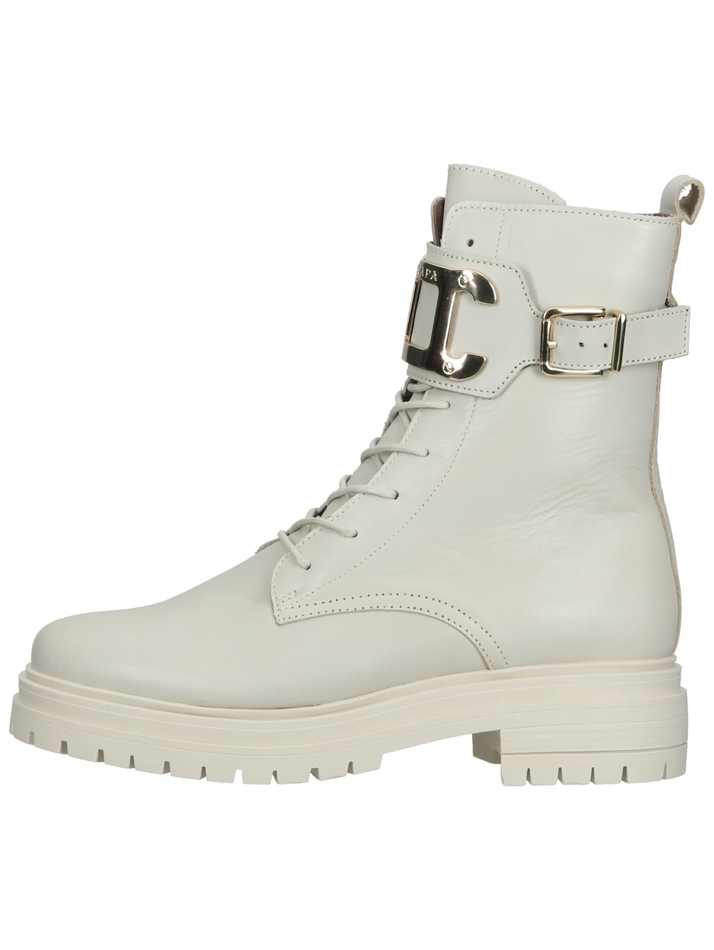 SCAPA Lace-up bootie in Beige