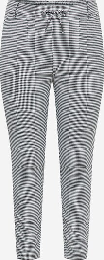 ONLY Carmakoma Bandplooibroek in de kleur Zwart / Wit, Productweergave