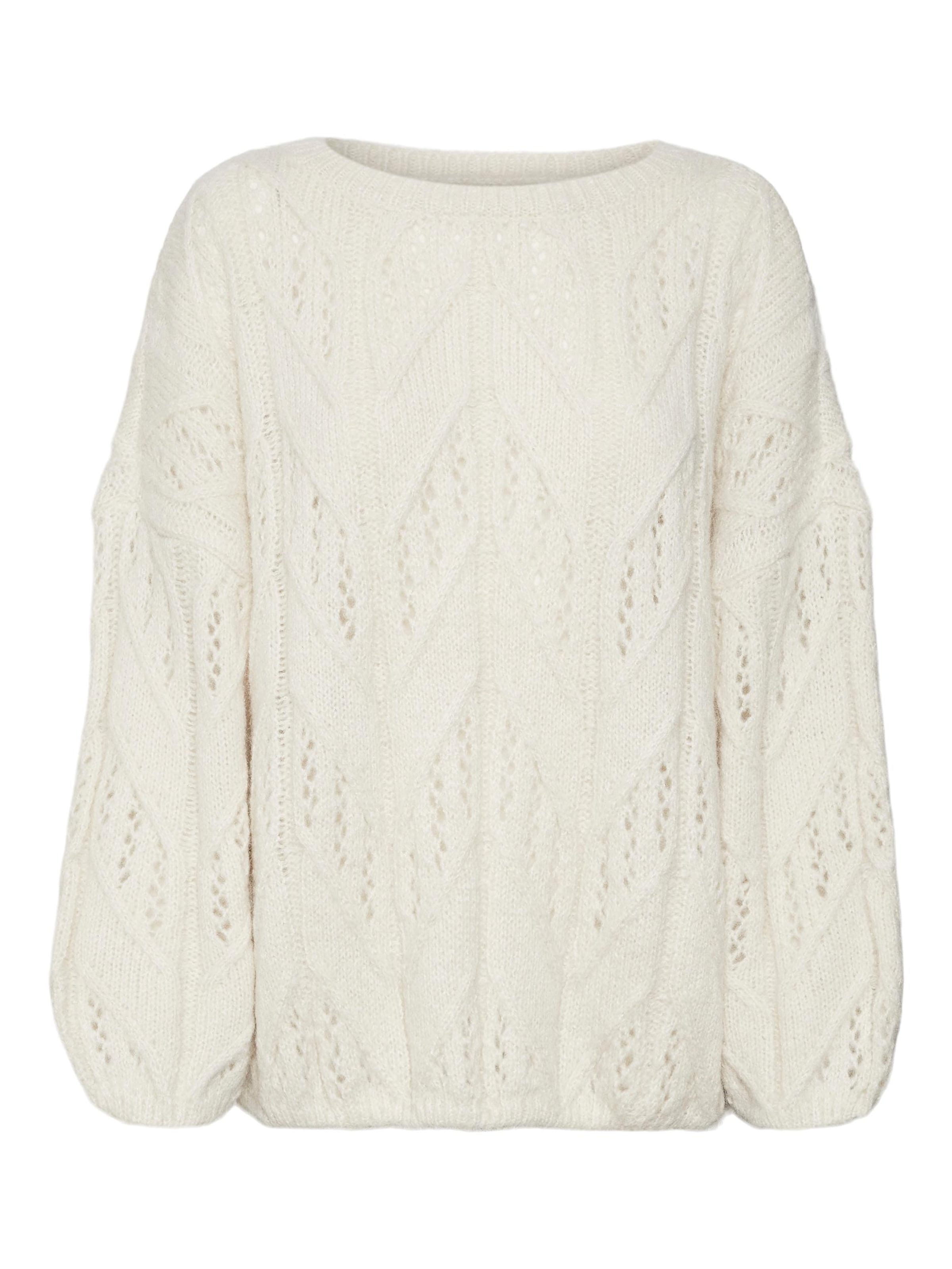 Pull-over 'BLUEBERRY' VERO MODA en beige : devant