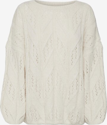 Pull-over 'BLUEBERRY' VERO MODA en beige : devant