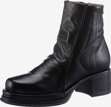 A.S.98 Ankle Boots in Black: front