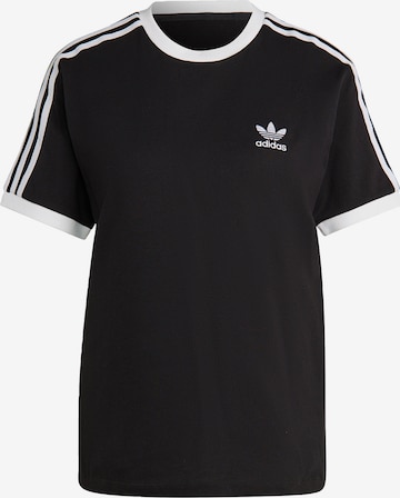 Tricou 'Adicolor Classics 3-Stripes' de la ADIDAS ORIGINALS pe negru: față