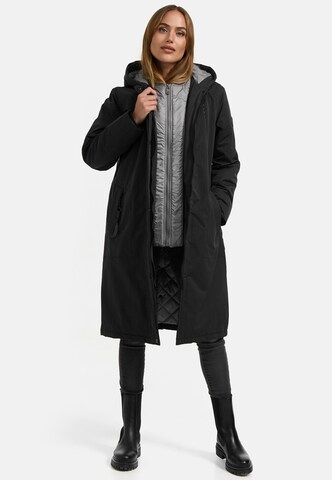 Cappotto di mezza stagione di MARIKOO in nero: frontale