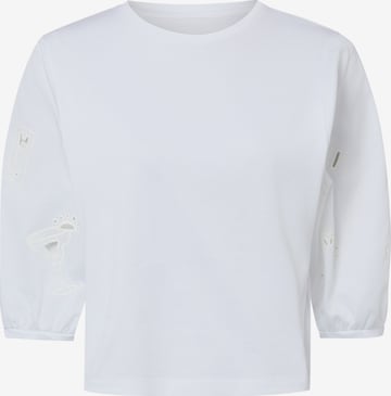 T-shirt Marc Cain en blanc : devant