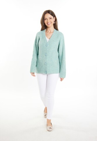 usha WHITE LABEL Knit cardigan 'Lynnea' in Blue