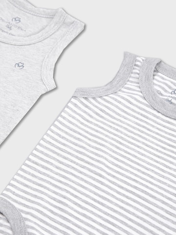 OrganicEra Romper/Bodysuit 'OrganicEra Organic Baby Sleeveless Bodysuit,2 pcs Set' in Grey: front