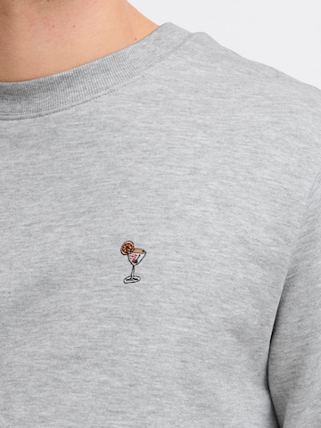 Pull-over 'Nooam' !Solid en gris