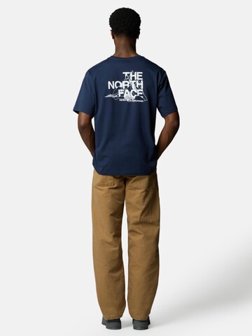 T-Shirt 'Mountain Sketch' THE NORTH FACE en bleu