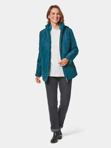 Goldner Übergangsjacke in Blau