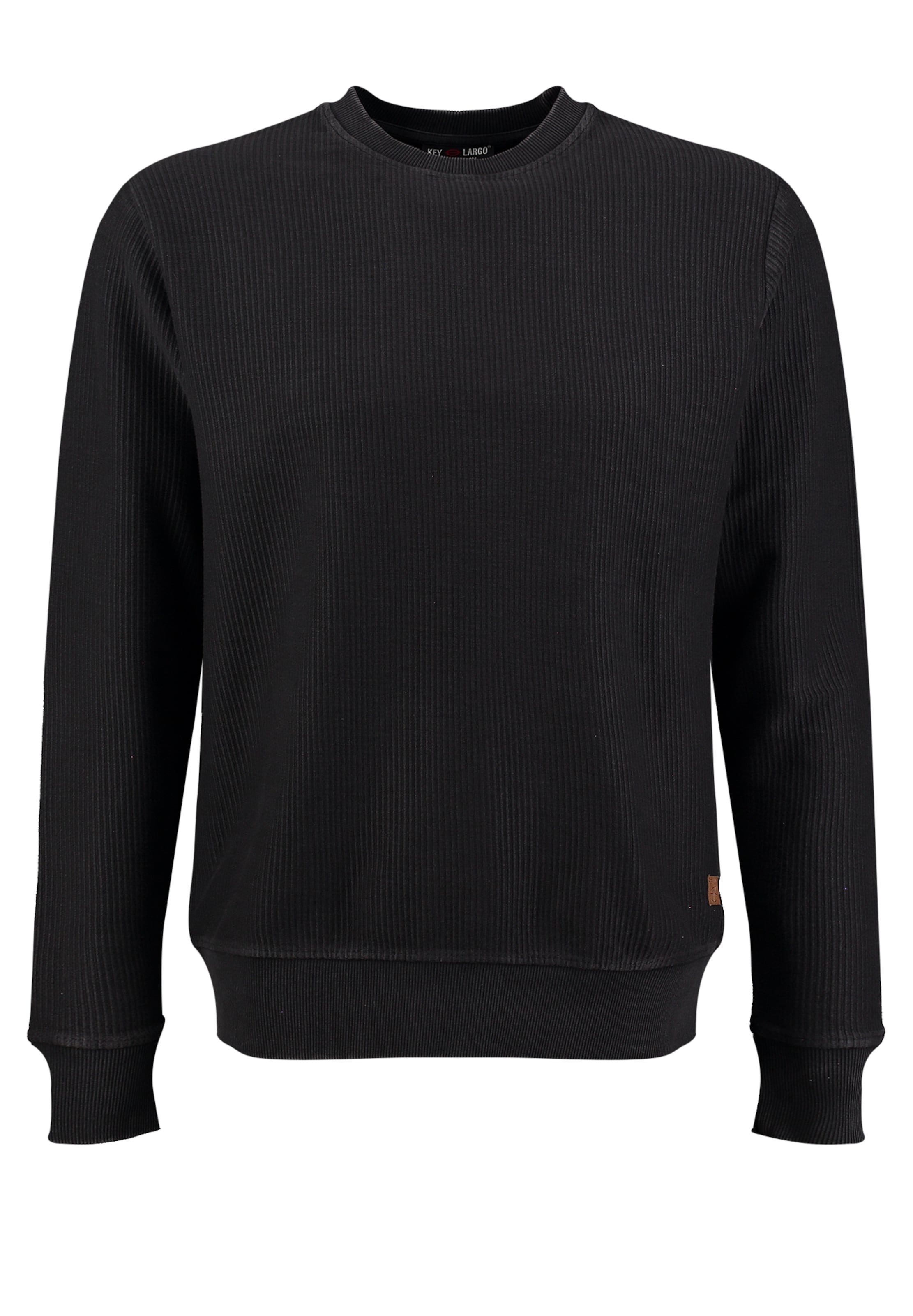 Key Largo Collegepaita 'Captain' värissä musta: etupuoli