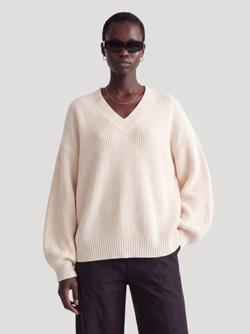 Pull-over 'Rae' EDITED en blanc : devant