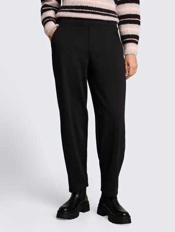 TOM TAILOR DENIM Barrel Trousers in Black: front