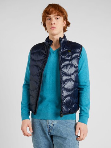 Blauer.USA Vest in Blue: front