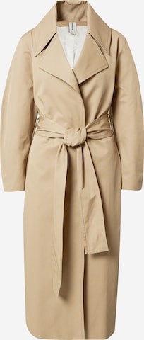 DRYKORN Between-Seasons Coat 'ALPERTON' in Brown: front