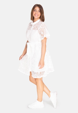 Elara Knit dress in White