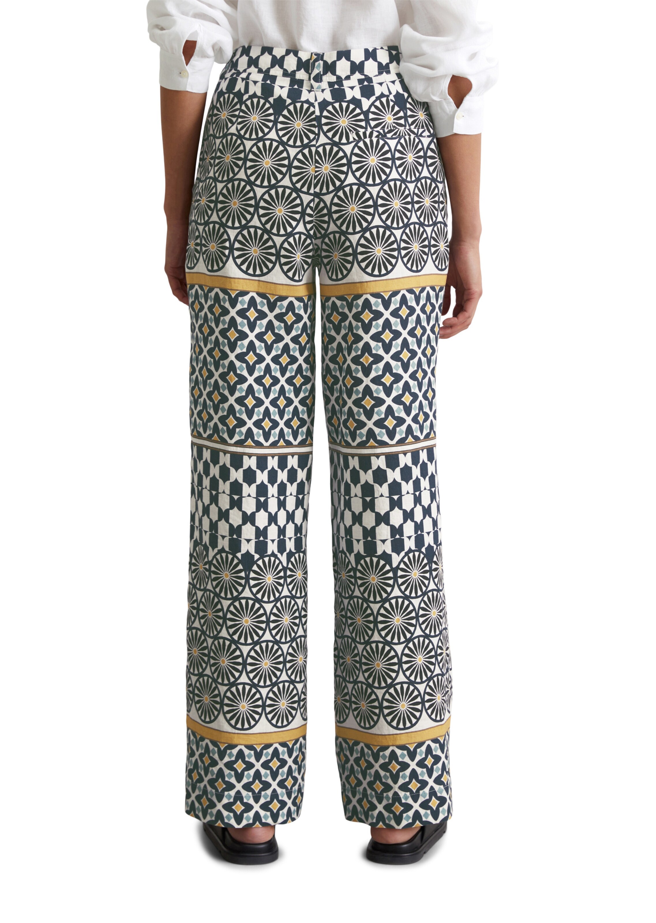 Marc O'Polo Regular Hose in Weiß