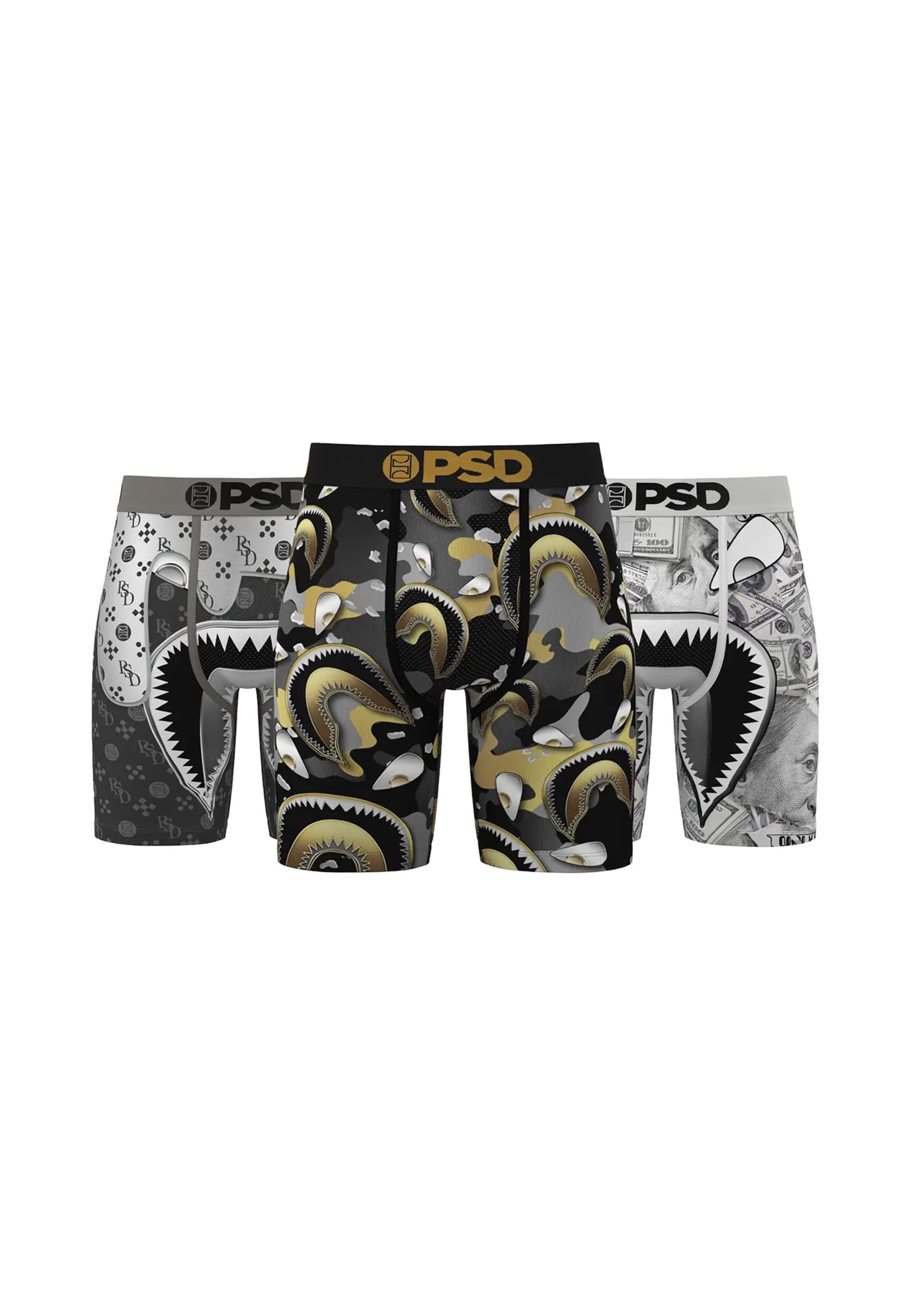PSD - Boxers em mistura de cores: frente