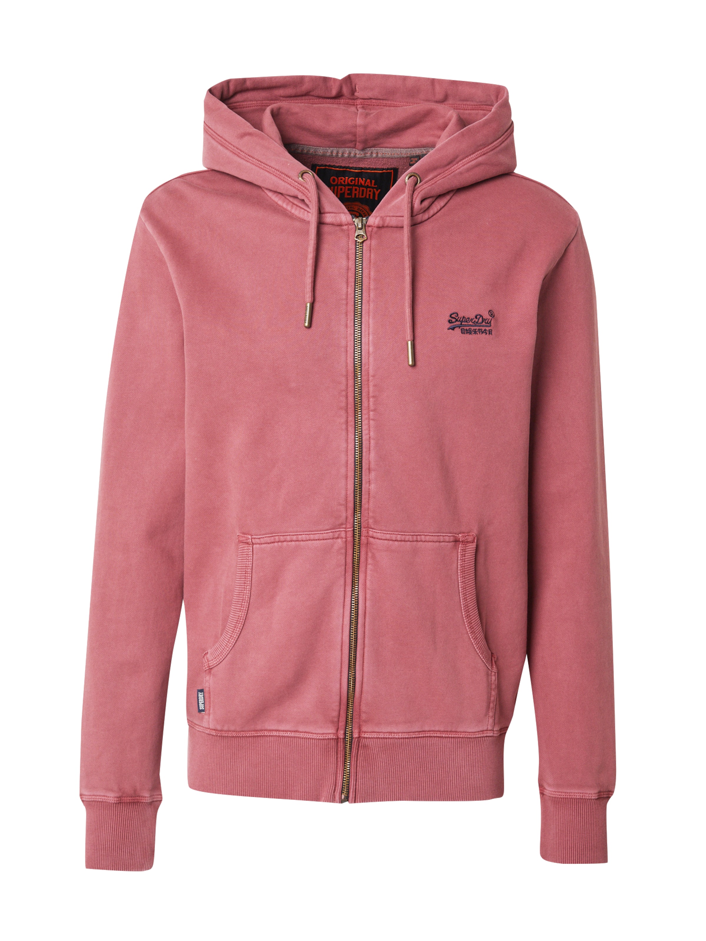 Veste de survêtement 'Essential' Superdry en rouge : devant
