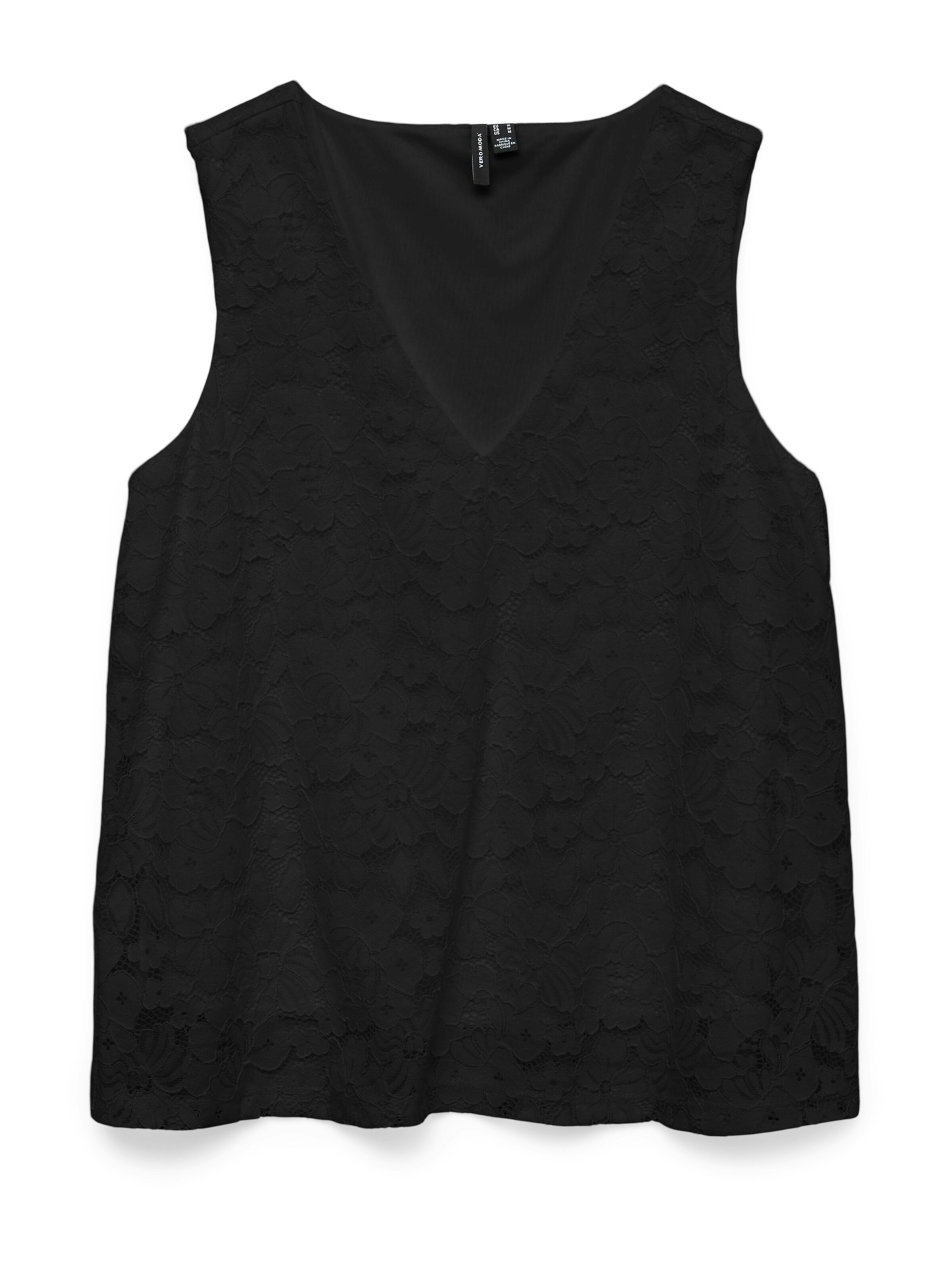 VERO MODA Top 'VMHoney' | črna barva: sprednja stran