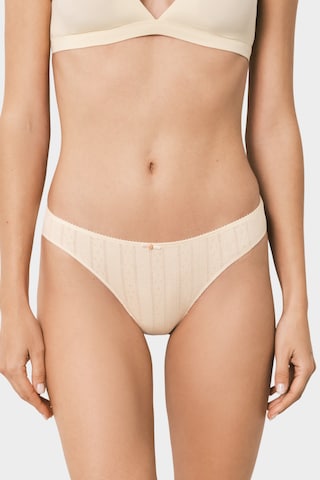 String Women' Secret en beige : devant