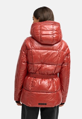 NAVAHOO Weatherproof jacket 'Eisglanz 14' in Brown