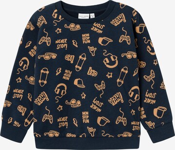 NAME IT Sweatshirt 'VIFELIX' i blå: framsida