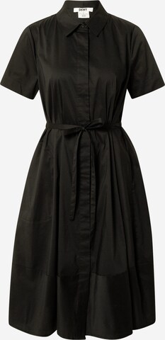 DKNY Μπλουζοφόρεμα σε μαύρο: μπροστά