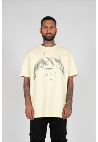 MJ Gonzales T-Shirt 'Metamorphose V.3' in Gelb: Vorderseite