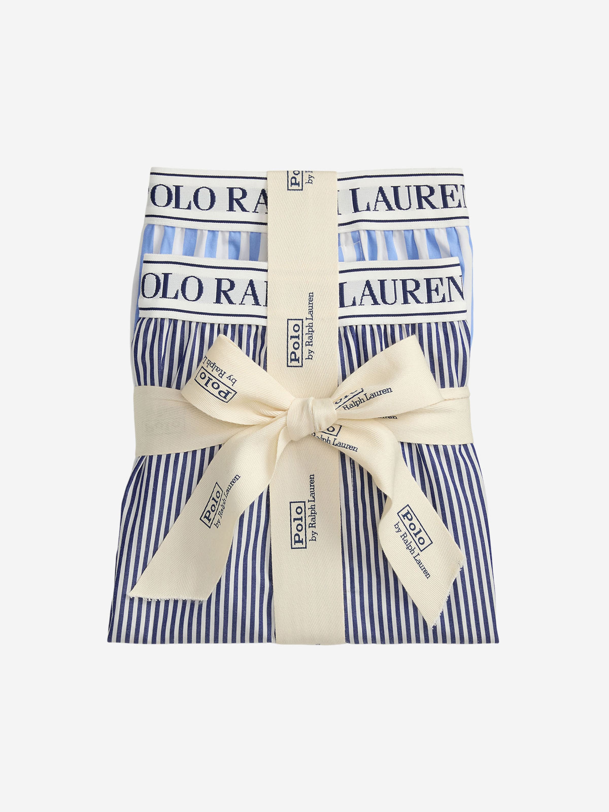 Shorty ' Shirting Stripes ' Polo Ralph Lauren en bleu