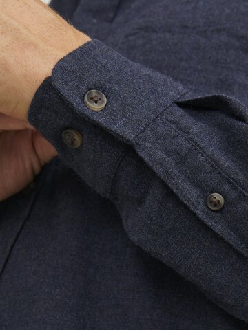 JACK & JONES Слим Рубашка 'JJEClassic' в Синий