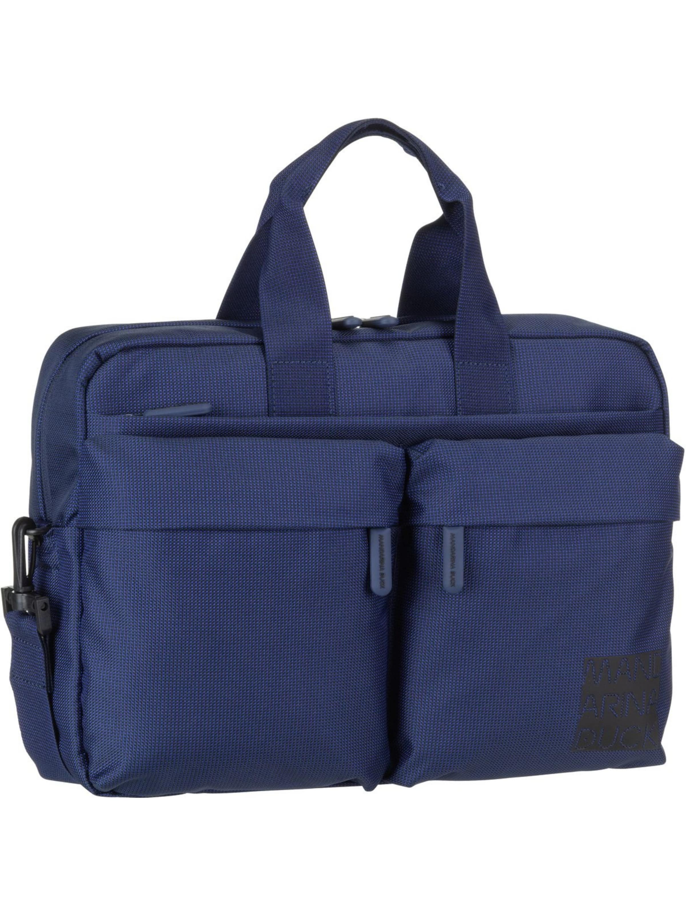 MANDARINA DUCK Aktentasche 'District Briefcase' in Blau: Vorderseite