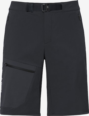 VAUDE Outdoorhose 'Badile II' in Schwarz: Vorderseite