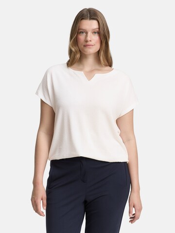 Maglietta di Tom Tailor Women + in bianco: frontale