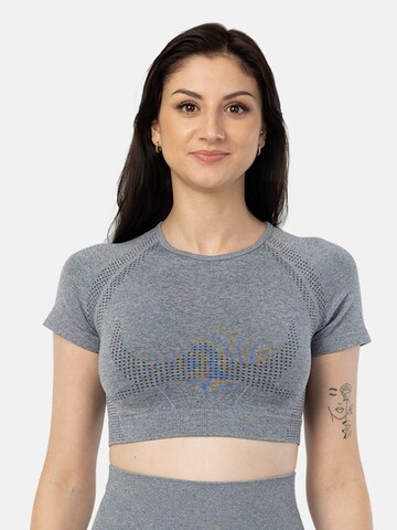 LEAFLETIC Bodywarmer 'Leafletic Women’s Short Sleeve Sports Tops' in Grijs