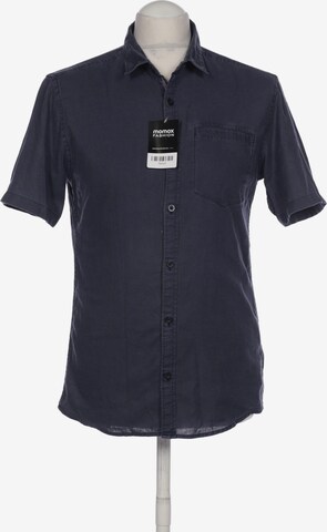 s.Oliver Button Up Shirt in S in Blue: front