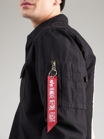Coupe regular Chemise 'Dragon' ALPHA INDUSTRIES en noir