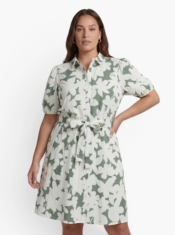 Vero Moda Curve Платье-рубашка 'VMCDICTHE' в Зеленый