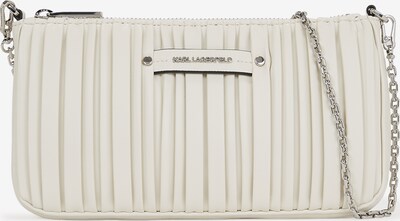 Karl Lagerfeld Clutchväska i silver / off-white, Produktvy