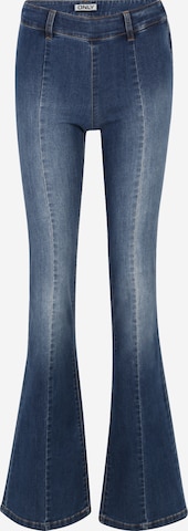 Only Tall Flared Jeans 'WAUW' i blå: framsida